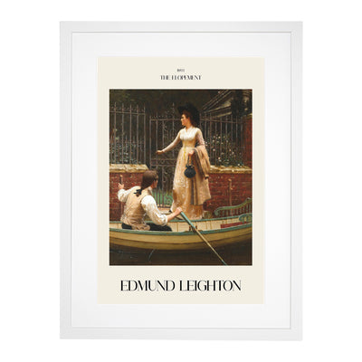 The Elopement Print By Edmund Leighton