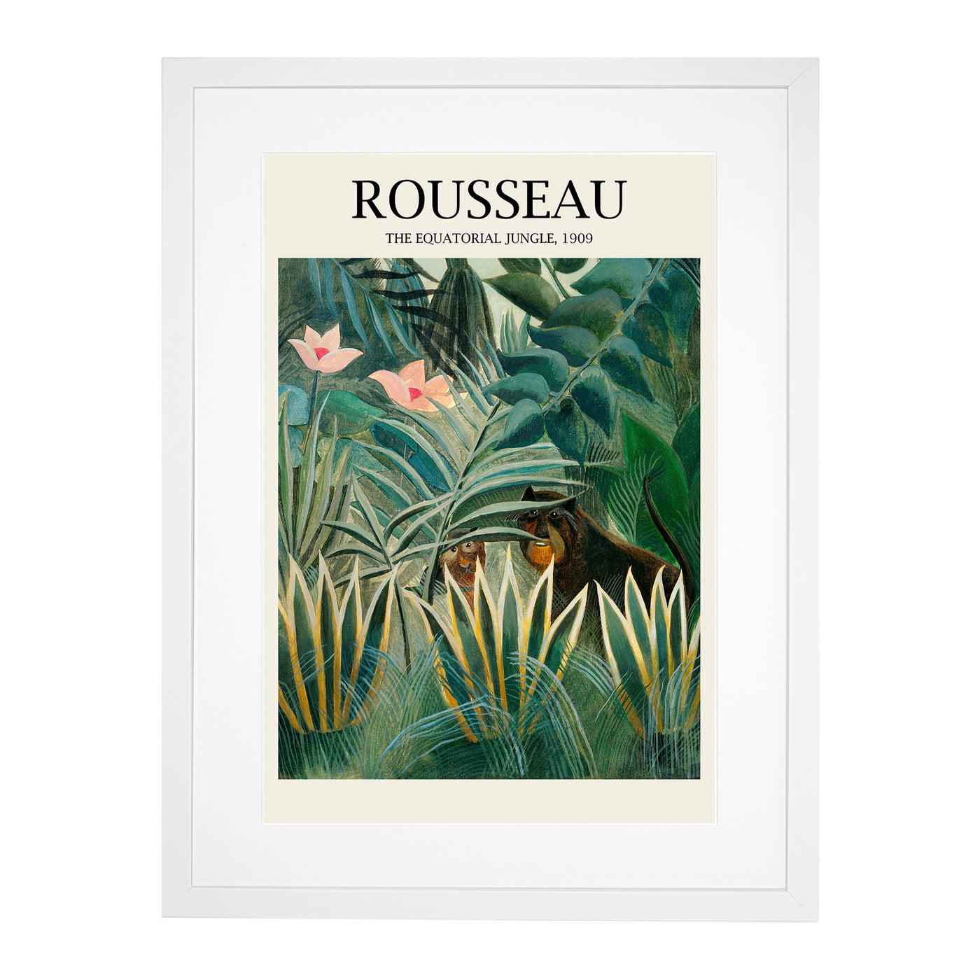 The Equatorial Jungle Print By Henri Rousseau