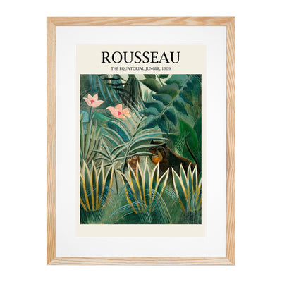 The Equatorial Jungle Print By Henri Rousseau