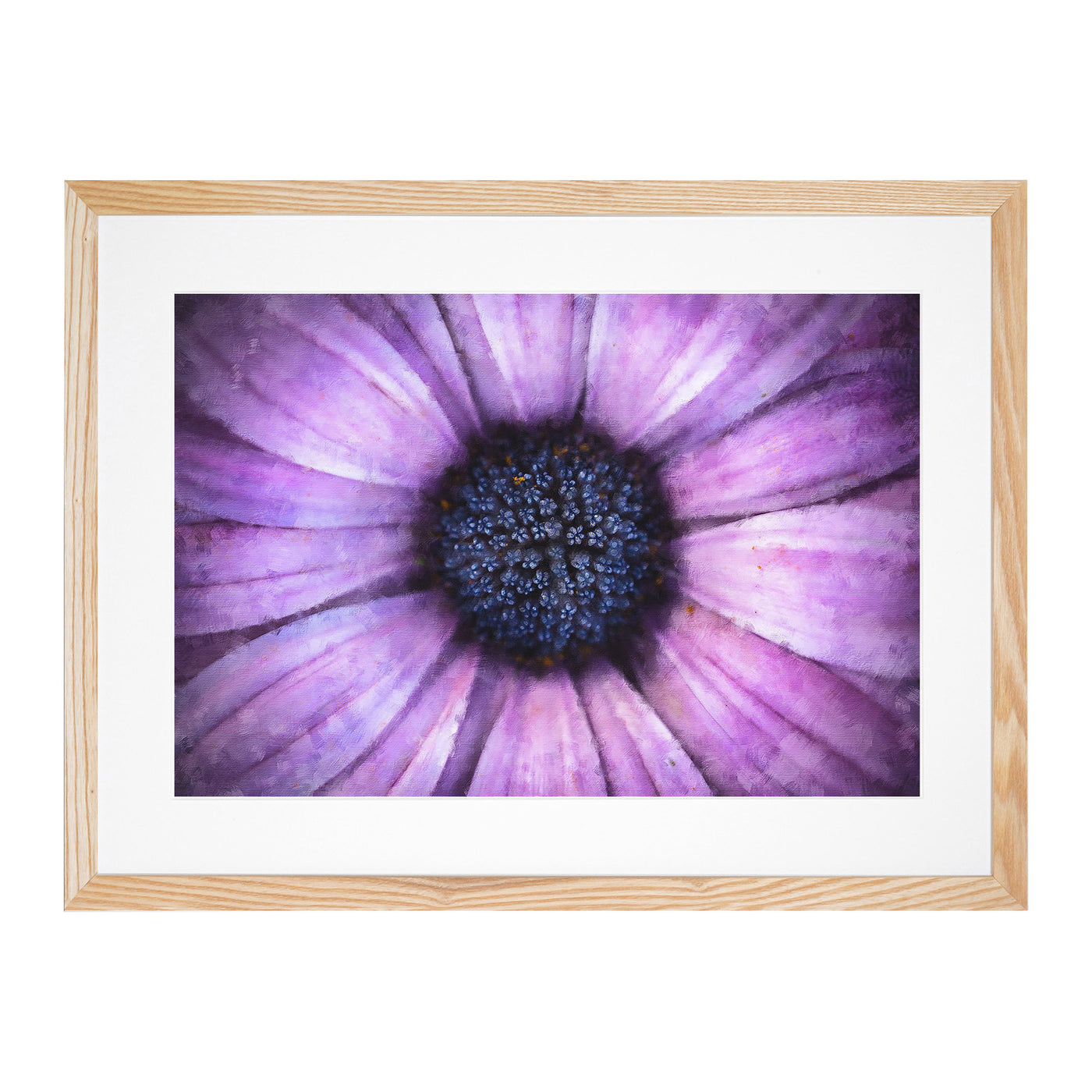 The Eye Of A Purple Flower