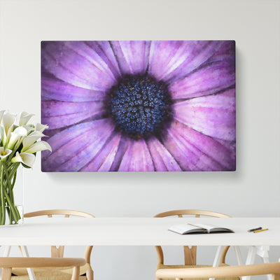 The Eye Of A Purple Flower