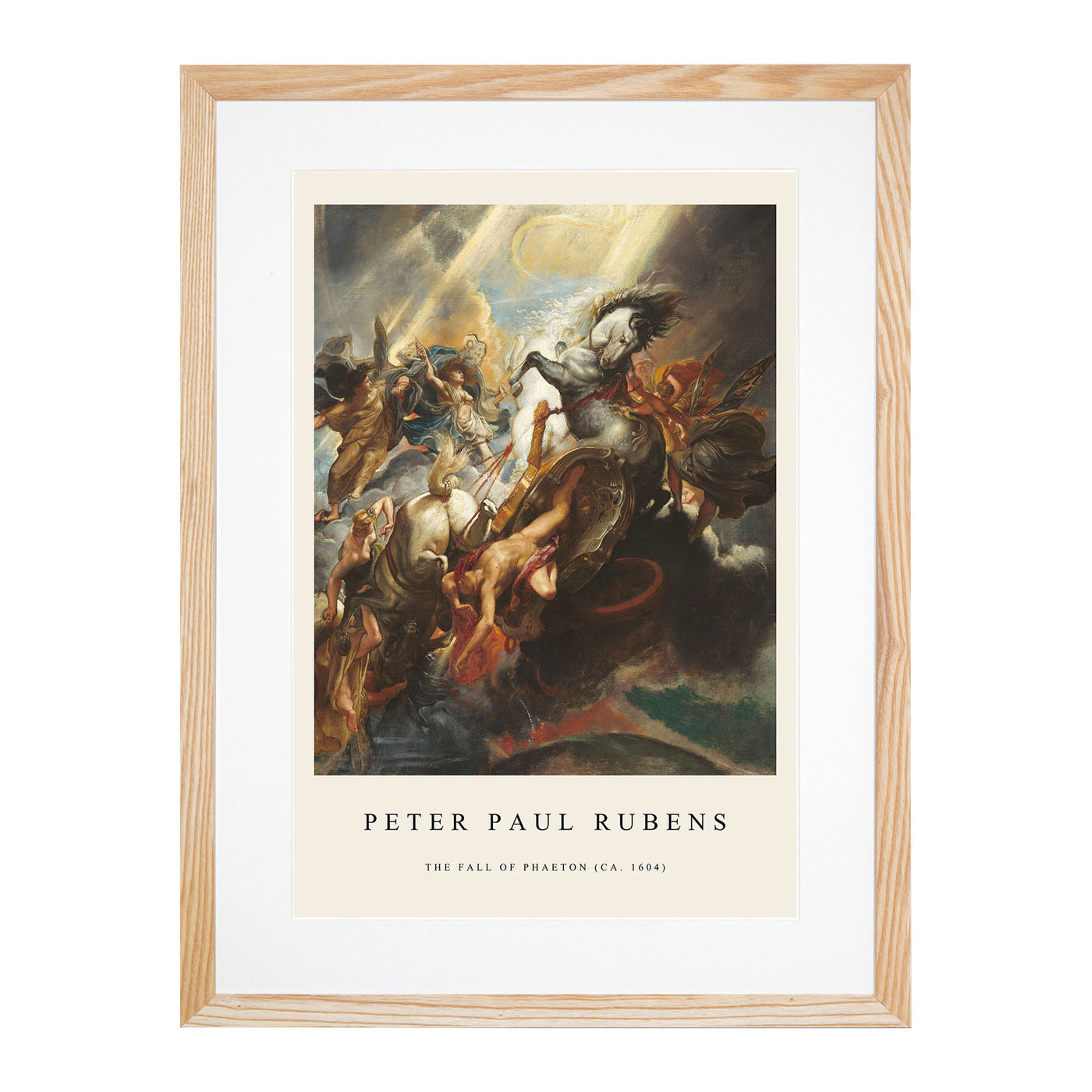 The Fall Of Phaeton Print By Peter Paul Rubens