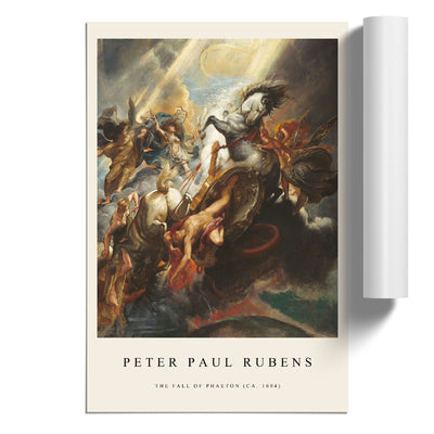 The Fall Of Phaeton Print By Peter Paul Rubens