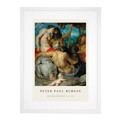 The Four Continents Print By Peter Paul Rubens