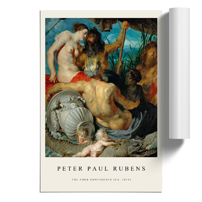 The Four Continents Print By Peter Paul Rubens