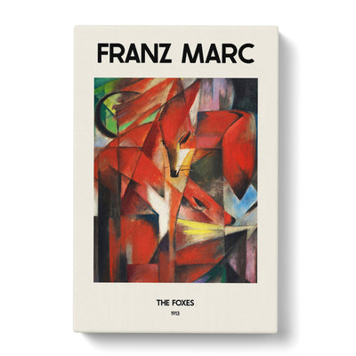 The Foxes Vol.1 Print By Franz Marc Canvas Print Main Image