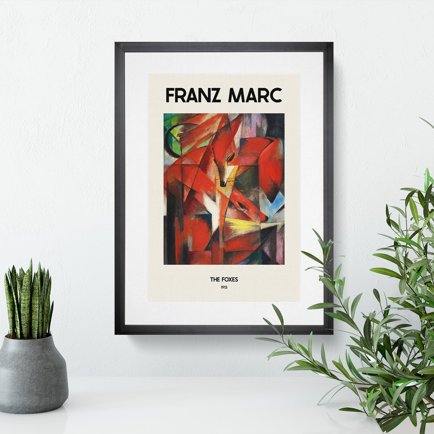 The Foxes Vol.1 Print By Franz Marc