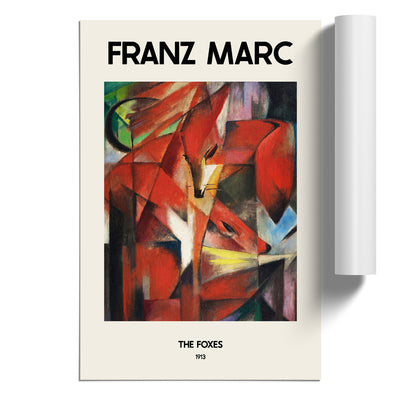 The Foxes Vol.1 Print By Franz Marc