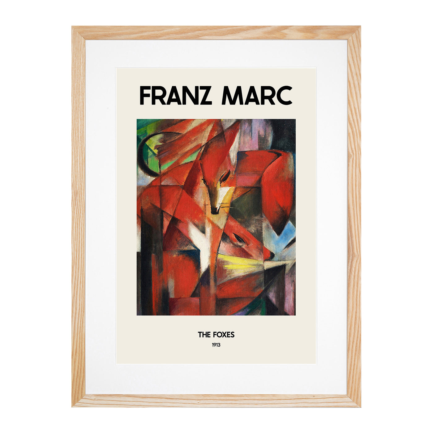 The Foxes Vol.1 Print By Franz Marc