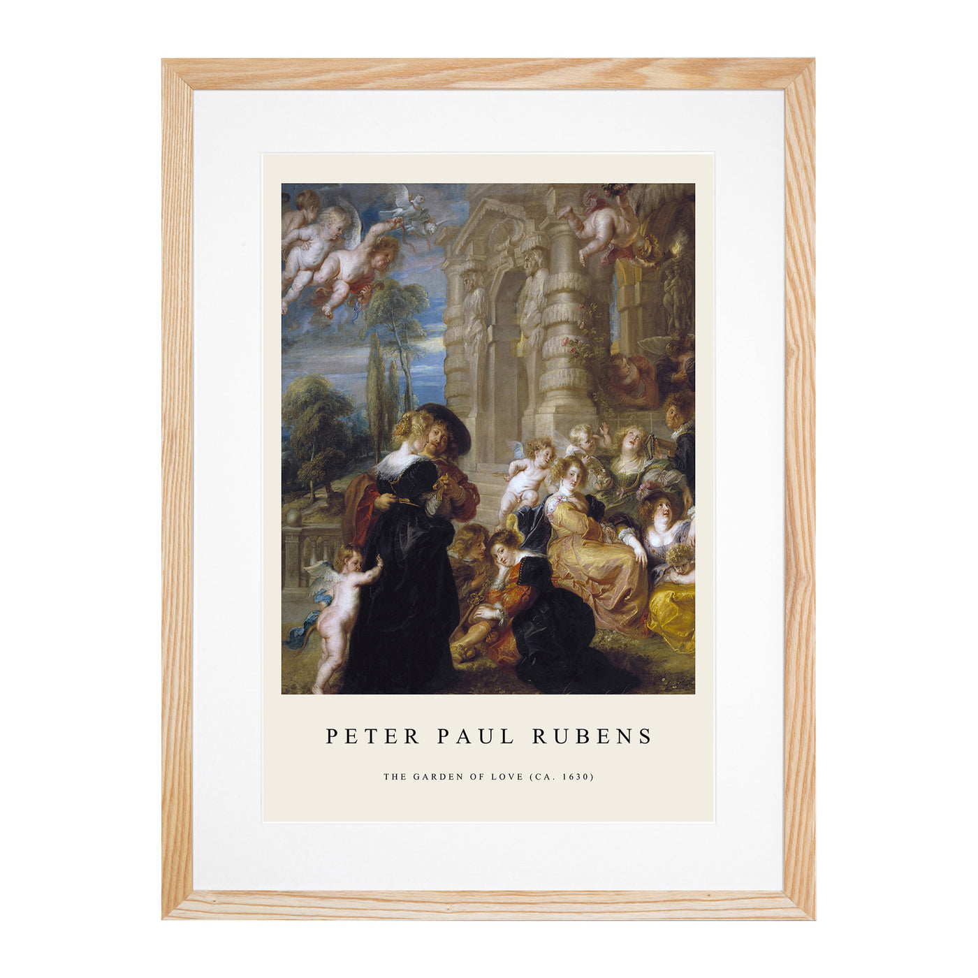 The Garden Of Love Print By Peter Paul Rubens