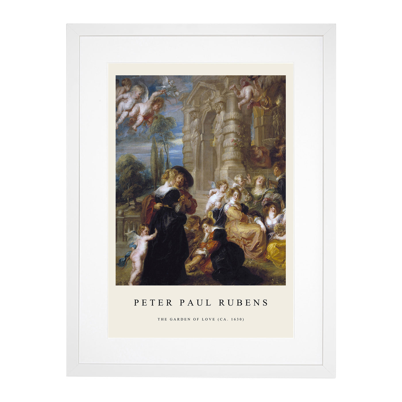 The Garden Of Love Print By Peter Paul Rubens