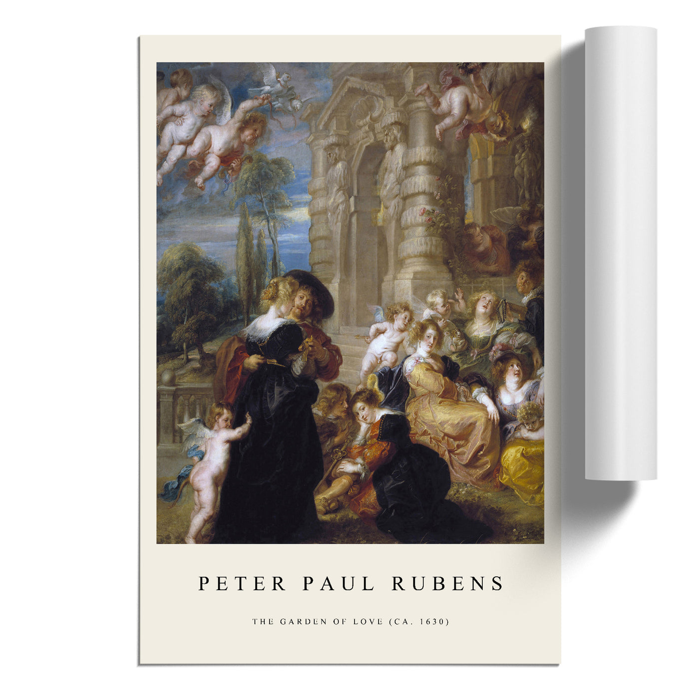 The Garden Of Love Print By Peter Paul Rubens