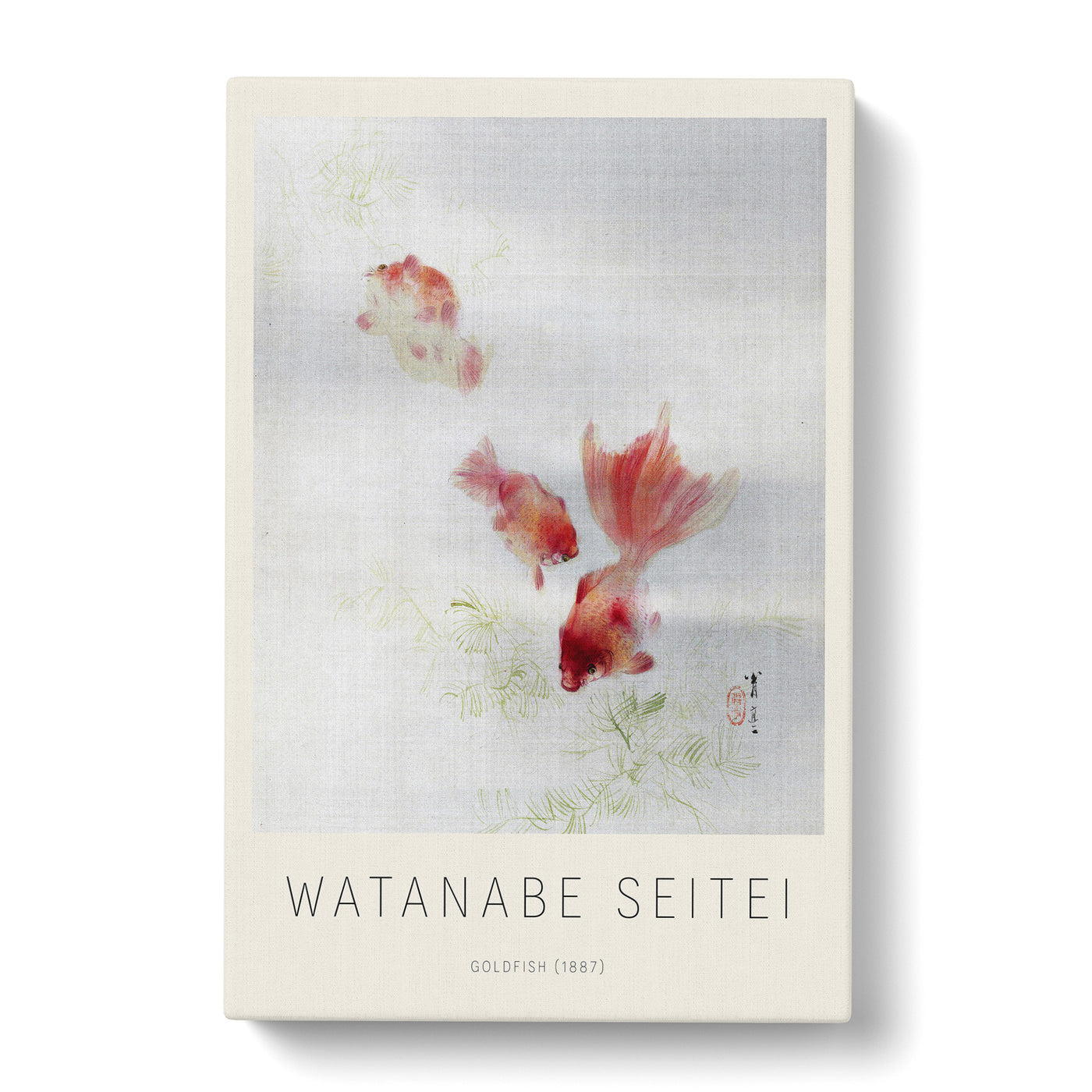 The Goldfish Print By Watanabe Seitei Canvas Print Main Image