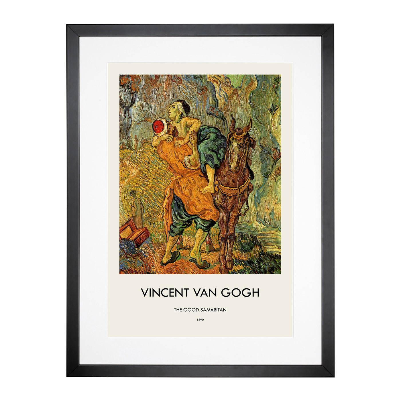 The Good Samaritan Print By Vincent Van Gogh Framed Print Main Image