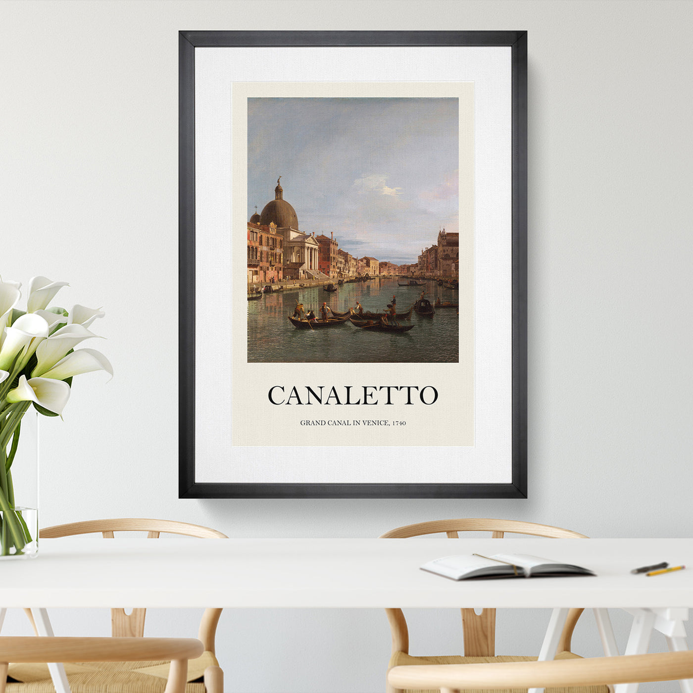 The Grand Canal In Venice Print By Giovanni Canaletto