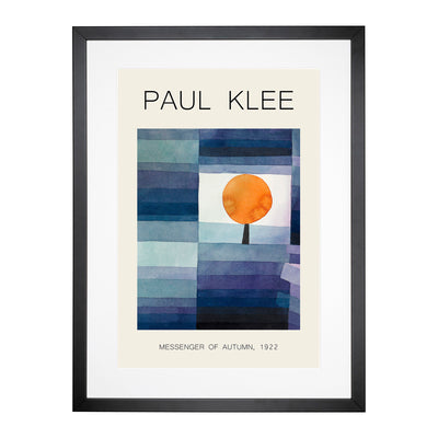 The Harbinger Of Autumn Print By Paul Klee Framed Print Main Image