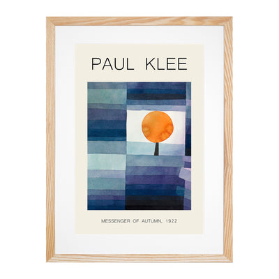 The Harbinger Of Autumn Print By Paul Klee