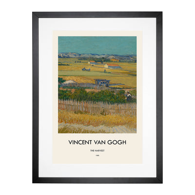 The Harvest Print By Vincent Van Gogh Framed Print Main Image