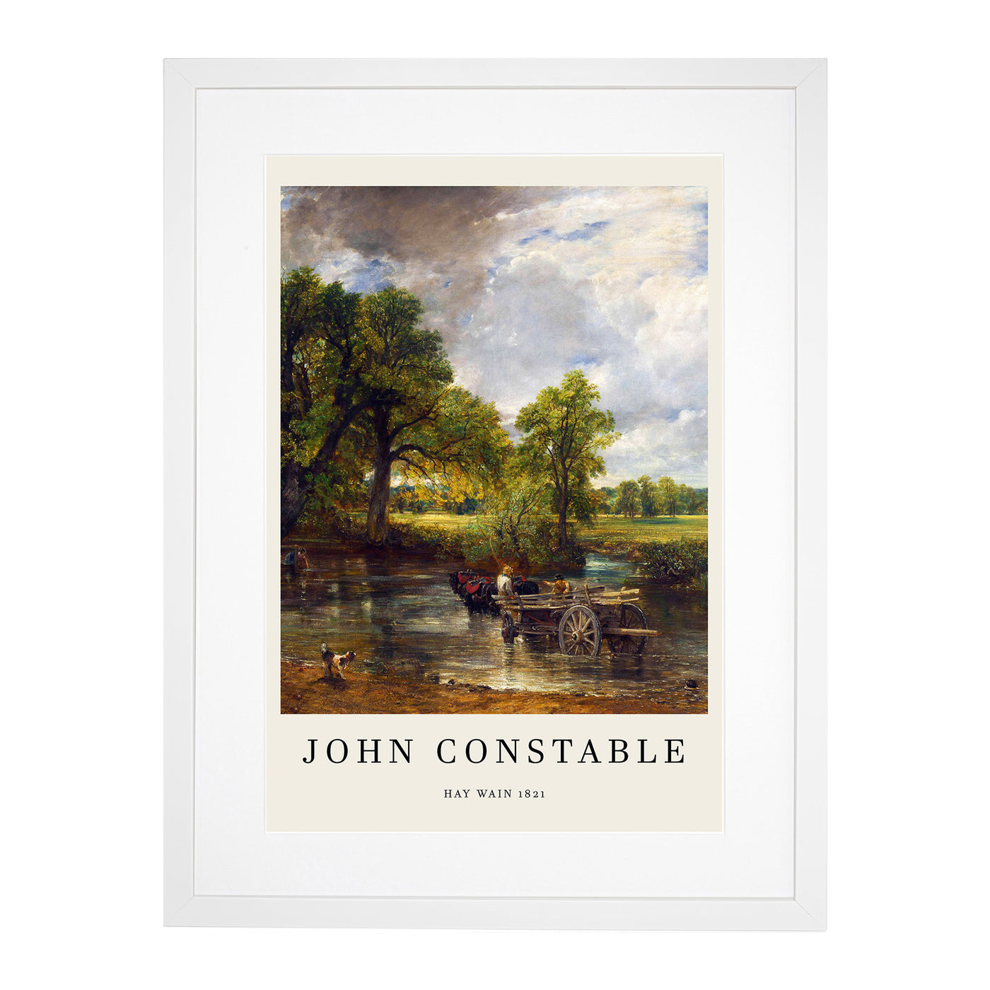 The Hay Wain Print By John Constable