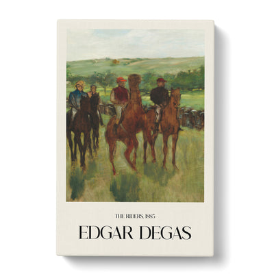 The Horse Riders Print By Edgar Degas Canvas Print Main Image