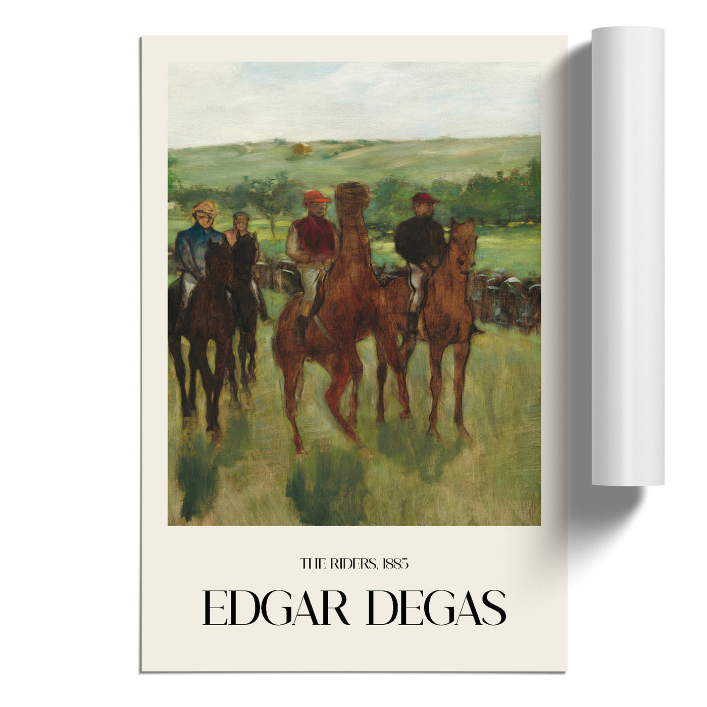 The Horse Riders Print By Edgar Degas