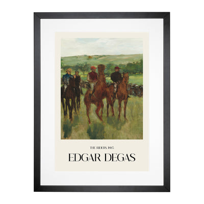 The Horse Riders Print By Edgar Degas Framed Print Main Image