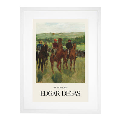 The Horse Riders Print By Edgar Degas