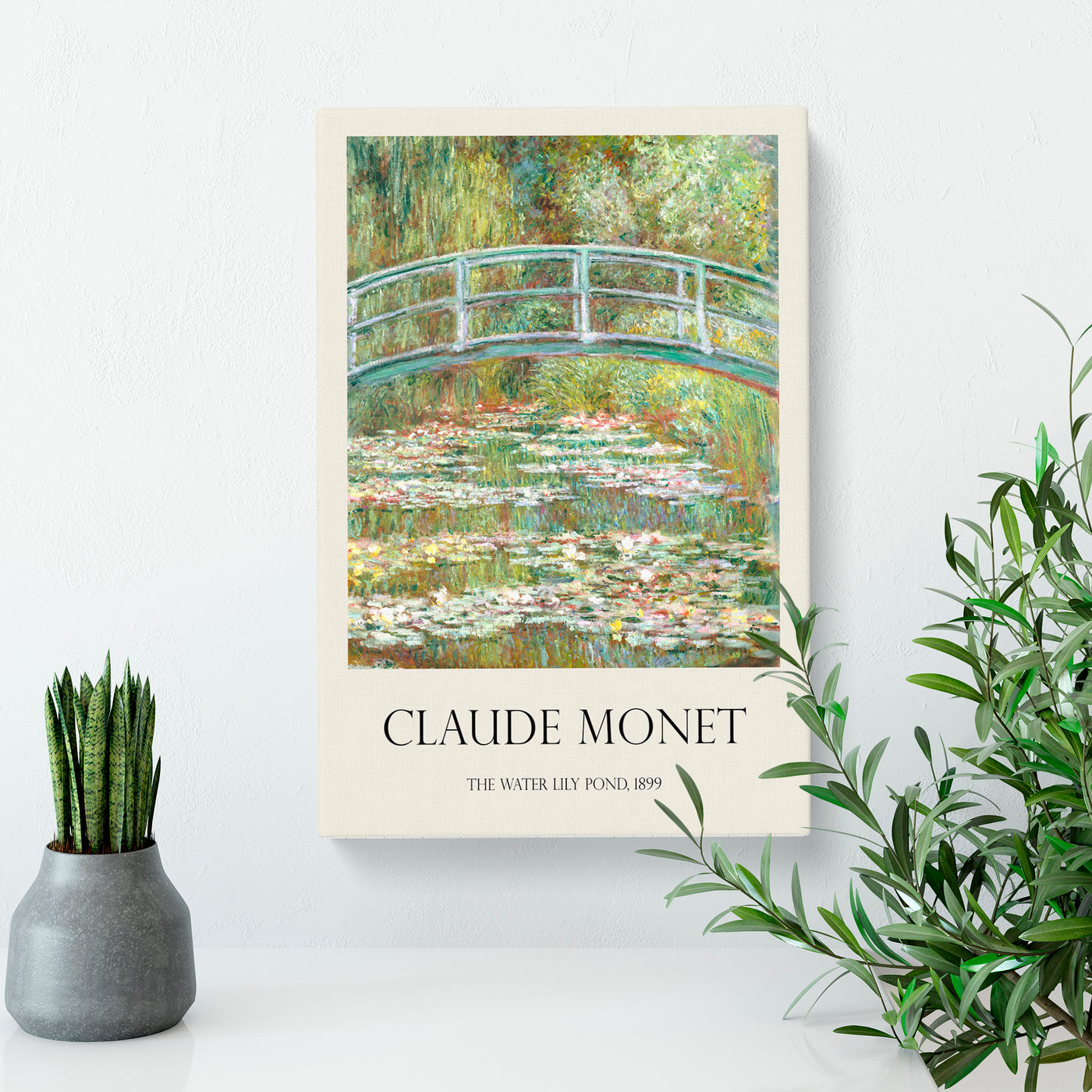 The Japanese Footbridge Vol.1 Print By Claude Monet