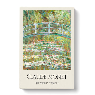The Japanese Footbridge Vol.1 Print By Claude Monet Canvas Print Main Image