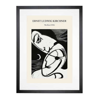 The Kiss Print By Ernst Ludwig Kirchner Framed Print Main Image