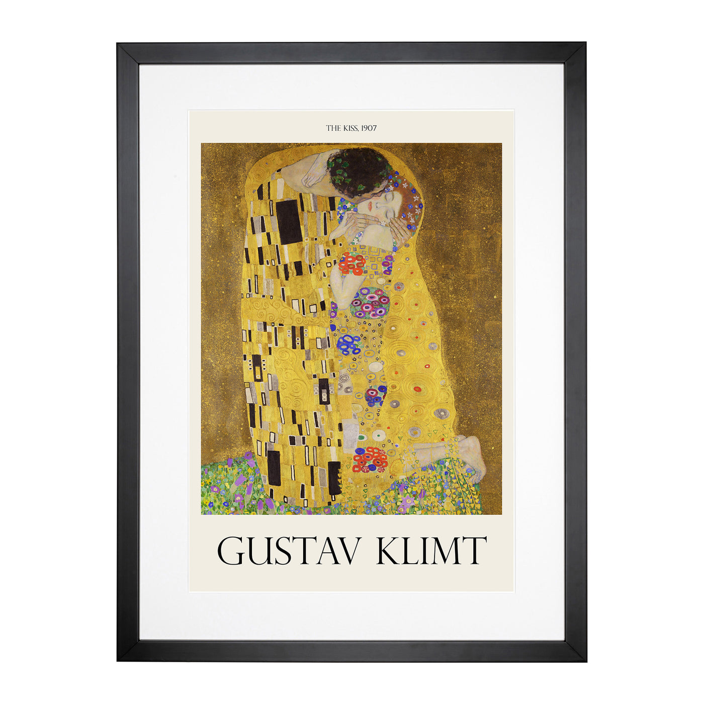 The Kiss Vol.2 Print By Gustav Klimt Framed Print Main Image