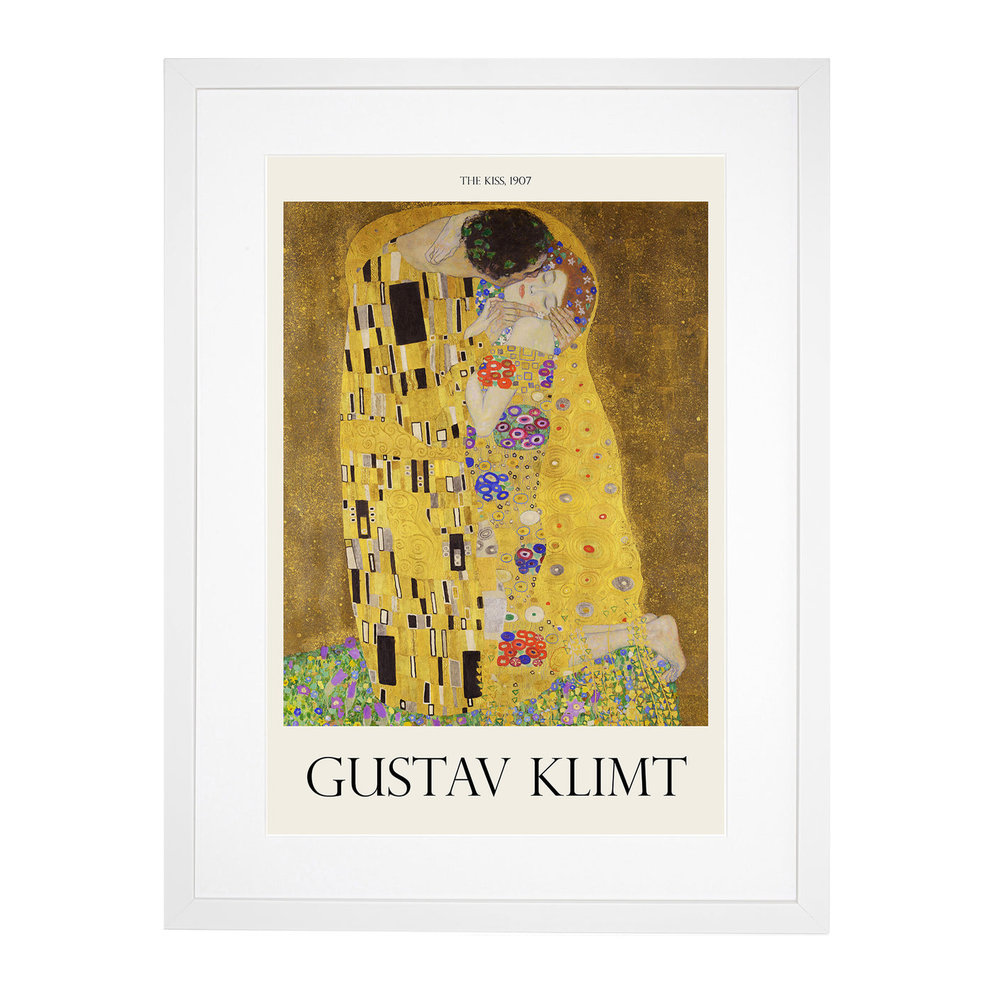 The Kiss Vol.2 Print By Gustav Klimt