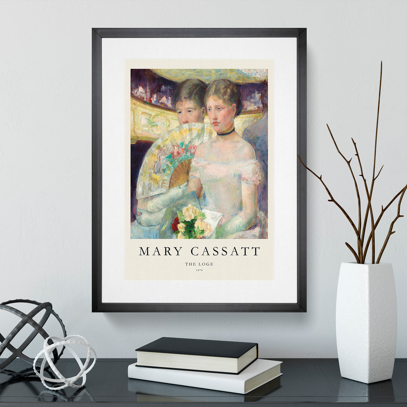 The Loge Print By Mary Cassatt