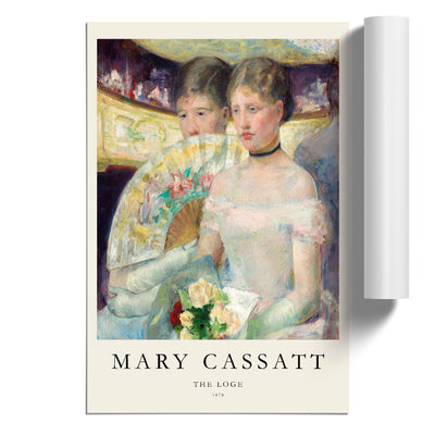 The Loge Print By Mary Cassatt