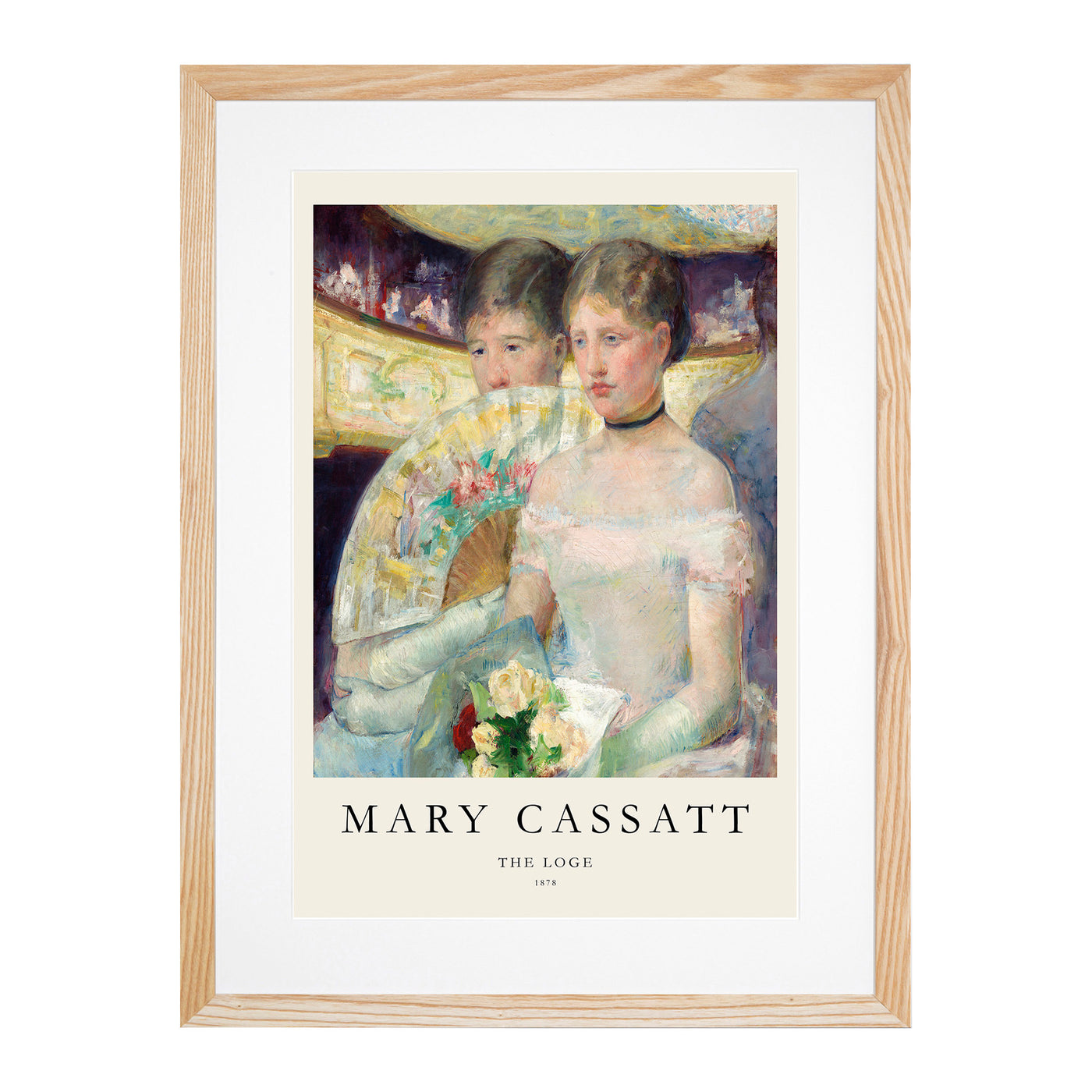 The Loge Print By Mary Cassatt