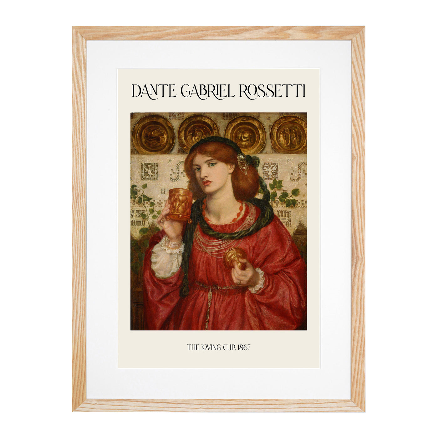 The Loving Cup Print By Dante Gabriel Rossetti