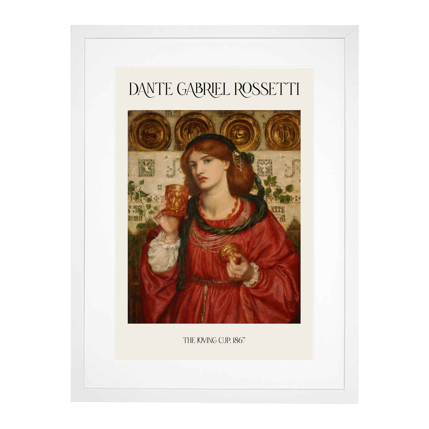 The Loving Cup Print By Dante Gabriel Rossetti