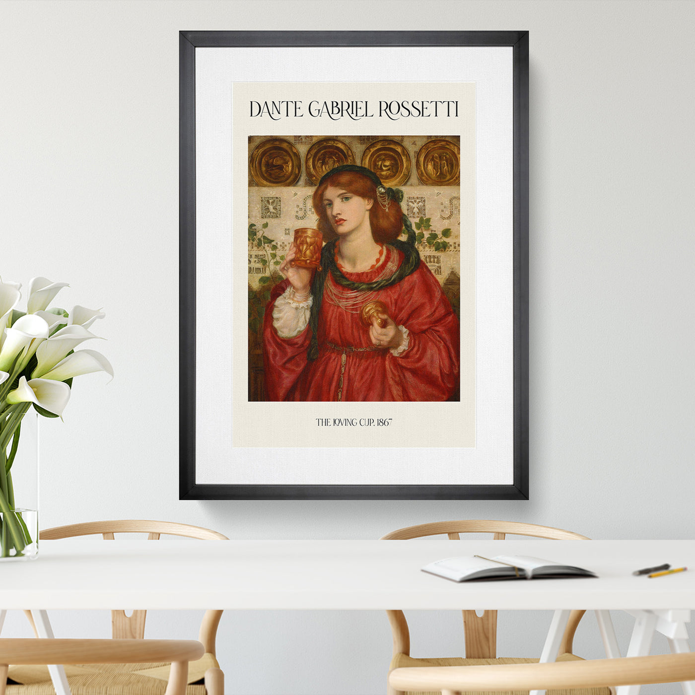 The Loving Cup Print By Dante Gabriel Rossetti