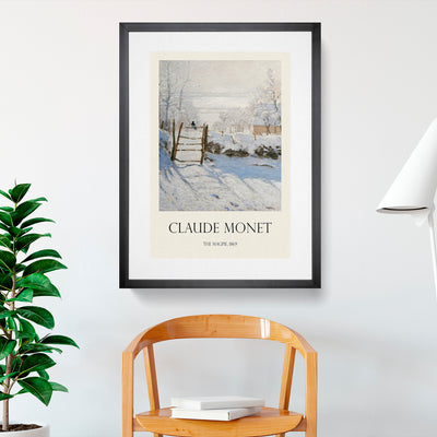 The Magpie Print By Claude Monet