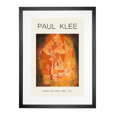 The Man Under The Pear Tree Print By Paul Klee Framed Print Main Image