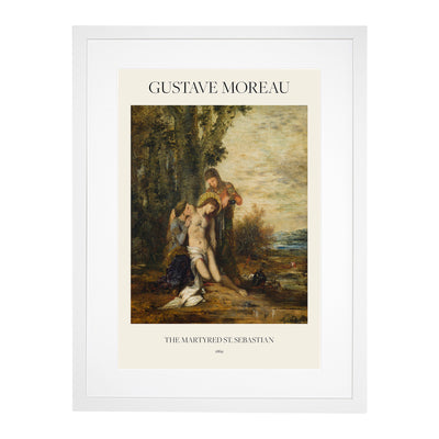 The Martyred Saint Sebastian Print By Gustave Moreau