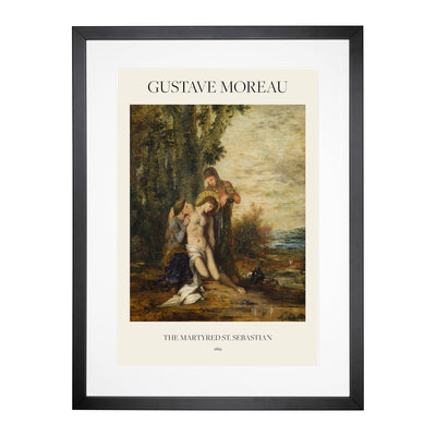 The Martyred Saint Sebastian Print By Gustave Moreau Framed Print Main Image