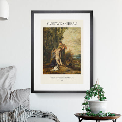 The Martyred Saint Sebastian Print By Gustave Moreau