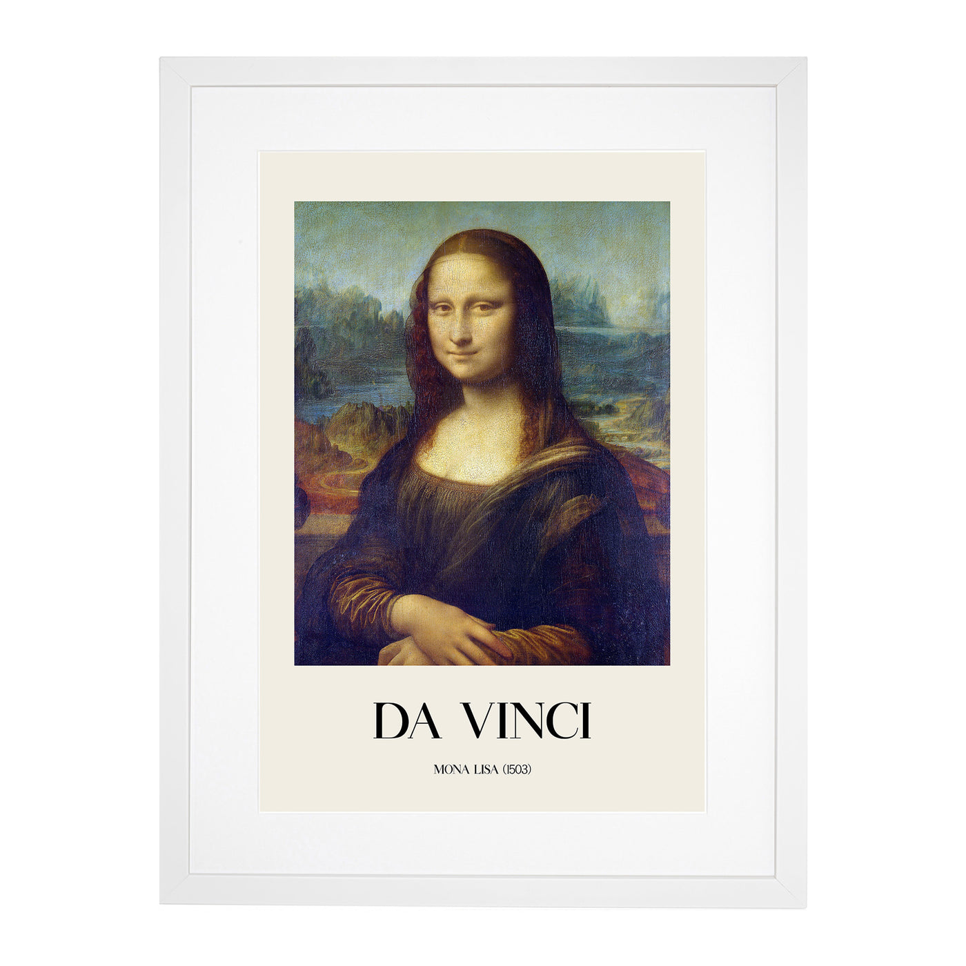 The Mona Lisa Print By Leonardo Da Vinci