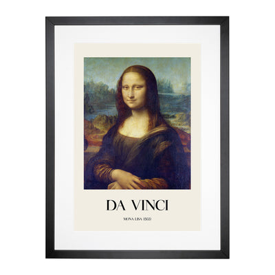 The Mona Lisa Print By Leonardo Da Vinci Framed Print Main Image