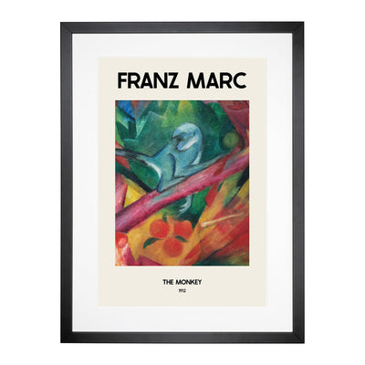 The Monkey Print By Franz Marc Framed Print Main Image