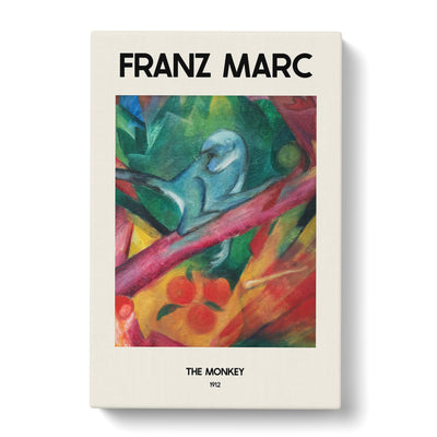 The Monkey Print By Franz Marc Canvas Print Main Image