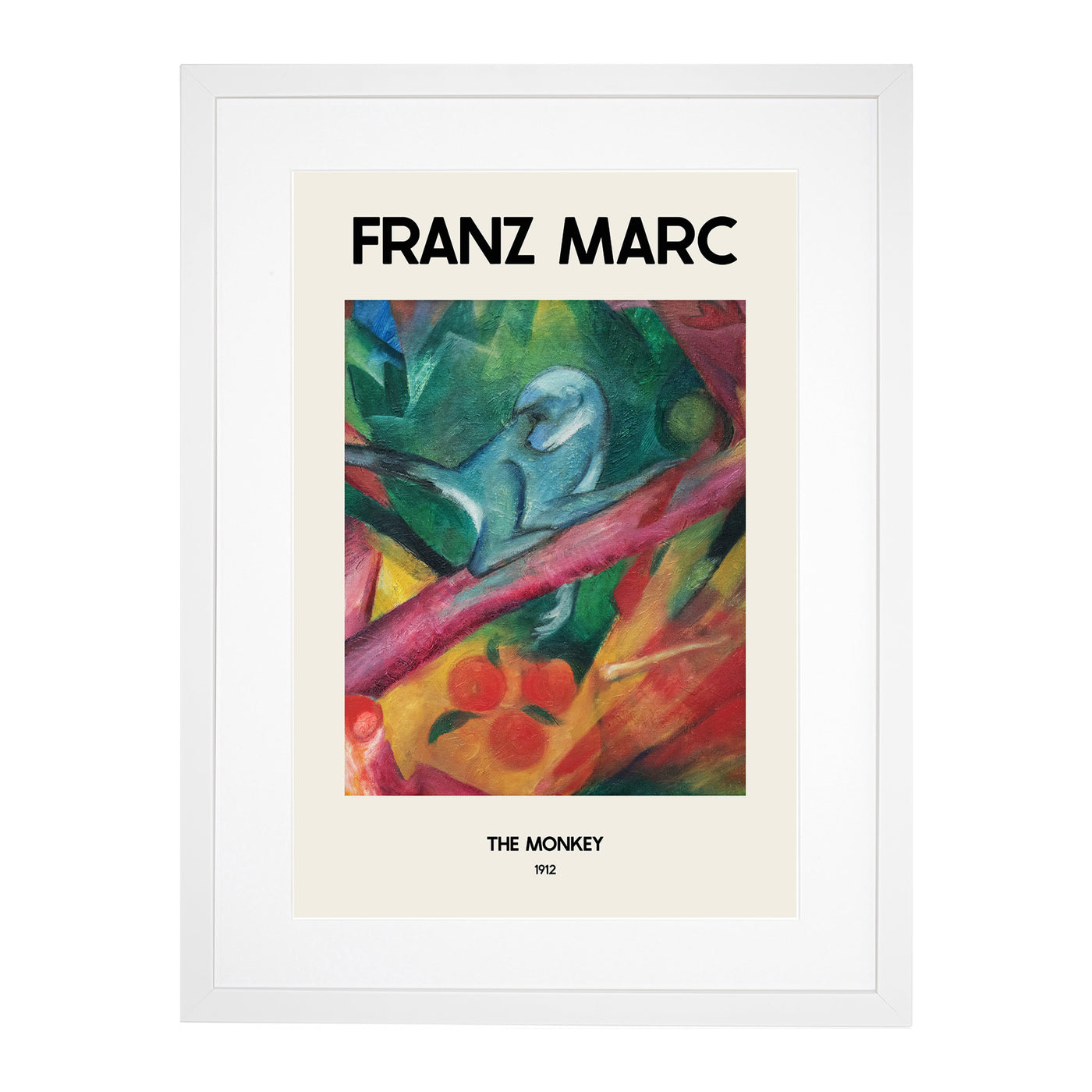 The Monkey Print By Franz Marc