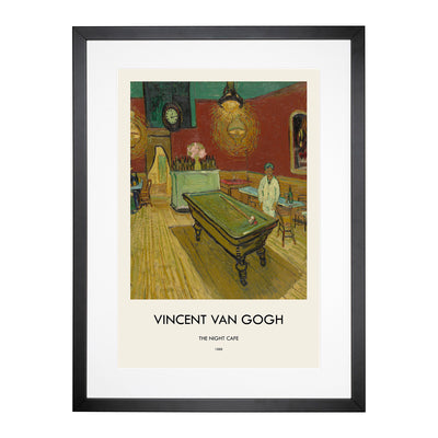 The Night Cafe Vol.2 Print By Vincent Van Gogh Framed Print Main Image