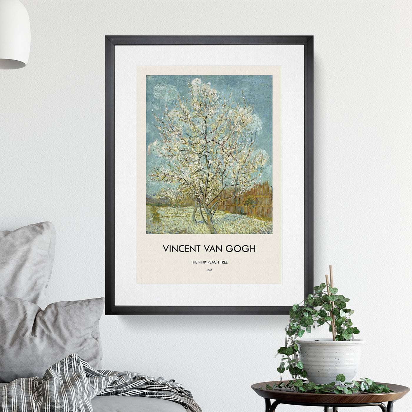 The Pink Peach Tree Print By Vincent Van Gogh